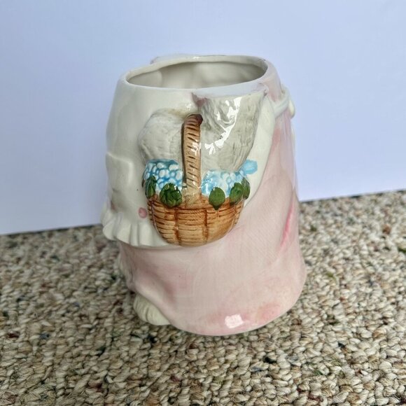 Kitty Cats with Polka Dot Bonnets 5pc Ceramic Kitchen Counter Utility Set - Picture 4 of 16